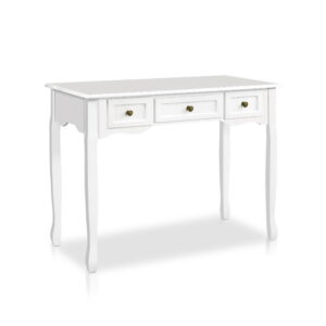 Artiss Hamptons White Console Table With 3 Drawers – Sumo Deals Artiss Console Table 3 Drawers White Hamptons Product Image