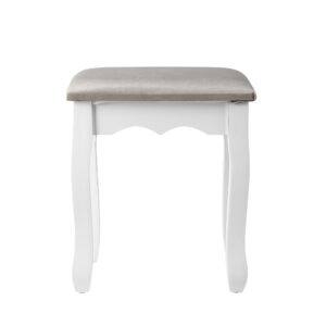 Artiss Dressing Table Stool Velvet Grey Product Image