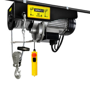 Giantz Electric Hoist Winch 500/1000KG Cable 20M Rope Tool Remote Chain Lifting product image