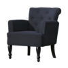 Artiss Armchair Wingback Charcoal Lothair product image