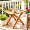 Gardeon Outdoor Coffee Side Table Hdpe Desk Indoor Patio Furniture Garden Natural Product Image