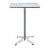 Gardeon Outdoor Bar Table Adjustable Aluminium Square 70/110cm product image