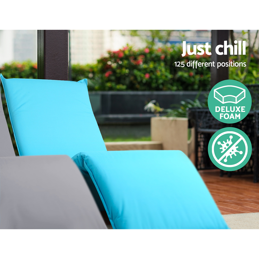Artiss Floor Lounge Sofa Camping Chair Blue – Sumo Deals Artiss Floor Lounge Sofa Camping Chair Blue Product Image