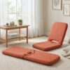 Artiss Floor Chair 5 Position Adjustable Orange Lazy Sofa for Living Room Bedroom product image