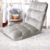Artiss Lounge Sofa Bed Flannel Fabric Grey product image