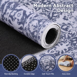 Artiss Floor Rug 120X170Cm Soft Velvet Washable Modern Area Rug Floor Carpet Mat Product Image