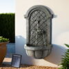 Gardeon Solar Fountain Water Feature Wall Mount Garden Fountains 80Cm Grey Product Image