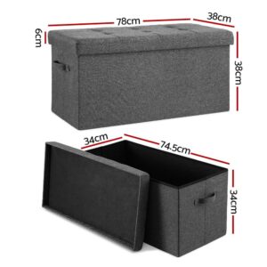 Artiss Storage Ottoman Foot Stool Foldable – Sumo Deals Artiss Storage Ottoman Foot Stool Rest Foldable Product Image