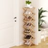 Artiss 7 Tier Bamboo Foldable Shoe Rack Organizer Entryway product image