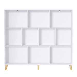 Artiss Bookshelf 3 Tiers 10 Cubes - Cora White Product Image