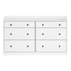 Artiss Pete 6-Drawer Chest | White Storage Solution – Sumo Deals Artiss 6 Chest Of Drawers - Pete White Product Image