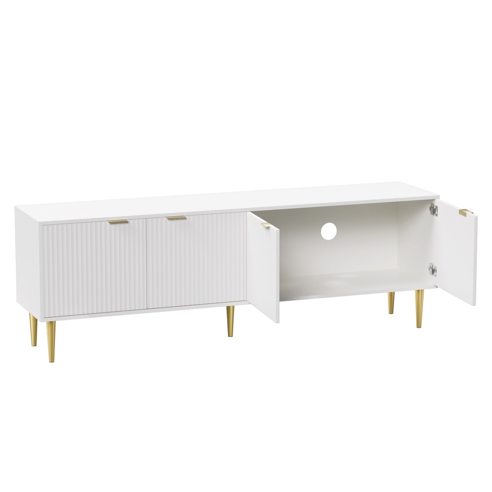 Artiss Tv Cabinet 180Cm White Entertainment Unit – Sumo Deals Artiss Tv Cabinet Entertainment Unit Stand Storage 180Cm White Product Image