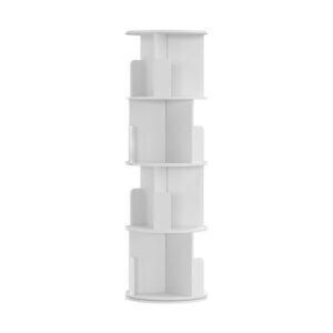 Artiss Edie 4-Tier Rotating Bookshelf - White – Sumo Deals Artiss Bookshelf 4 Tiers Edie White Product Image