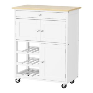 Artiss Kitchen Island Trolley Rolling Serving Cart Storage Cart Drawer Cupboard product image