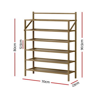 Artiss Shoe Rack 6-Tier 18 Pairs Foldable Product Image