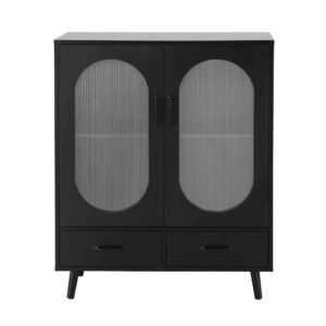 Artiss Buffet Sideboard Double Doors - Black Product Image