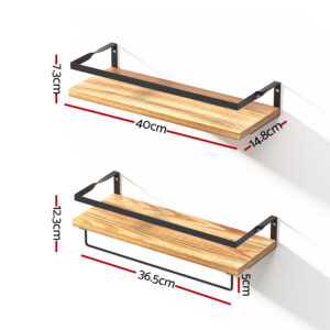 Artiss Floating Wall Shelf Set Of 2 Product Image