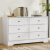 Artiss 6 Chest of Drawers - LEIF White product image