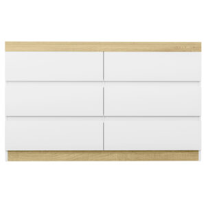 Artiss 6 Chest Of Drawers Cabinet Dresser Table Tallboy Storage Bedroom White Product Image