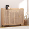 Artiss Shoe Rack Cabinet with Shelves 26 Pairs Pine product image