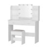 Artiss Dressing Table Set Stool 10 Led Bulbs White Dulcea product image