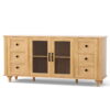 Artiss Buffet Sideboard Storage Cabinet Kitchen Cupboard Faux Drawer 150CM Pine product image