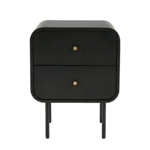 Artiss Bedside Table 2 Drawers - Black Nightstand – Sumo Deals Artiss Bedside Table 2 Drawers Side End Table Nightstand Black Product Image