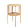 Artiss Coffee Table 2-Tier Round Wood Product Image
