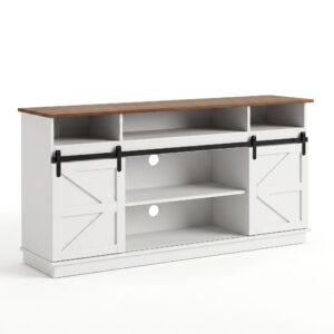 Artiss Buffet Sideboard Cabinet 150cm 3-Tier Kitchen Storage Sliding Doors White product image