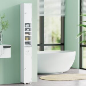 Artiss Bathroom Storage Cabinet 180cm Tall Slim Floor Cupboard Toilet Narrow Linen Tower product image