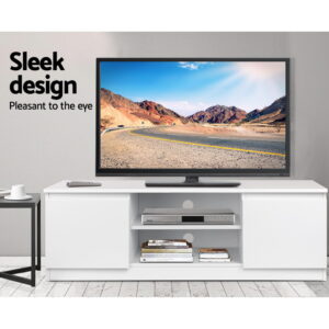 Artiss Tv Cabinet Entertainment Unit 120Cm White Anita Product Image