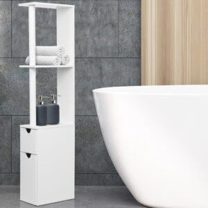 Artiss Bathroom Cabinet Storage 118cm Shelf White product image