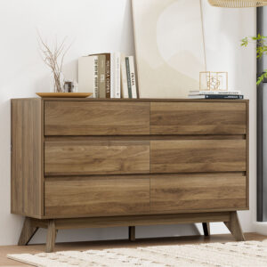 Artiss 6 Chest of Drawers - XAVI Walnut product image