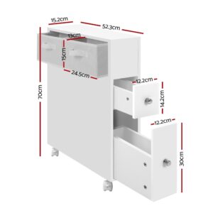 Artiss Bathroom Cabinet Storage Toilet Organiser Product Image