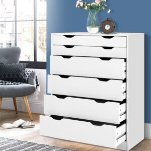 Artiss 6 Chest of Drawers - MYLA White product image