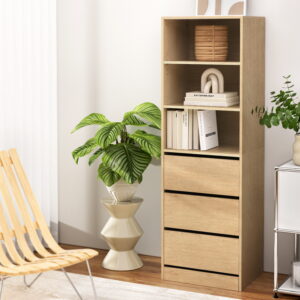 Artiss 3 Chest of Drawers Tallboy Cabinet Pine product image