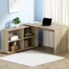 Artiss Computer Desk Bookshelf Oak 130Cm Product Image
