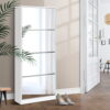Artiss Shoe Rack Cabinet Mirror 60 Pairs White Rira product image