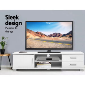 Artiss Entertainment Unit Tv Cabinet 120Cm White Dylan Product Image