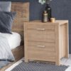 Artiss Maxi Pine 2-Drawer Bedside Table – Sumo Deals Artiss Bedside Table 2 Drawers - Maxi Pine Product Image