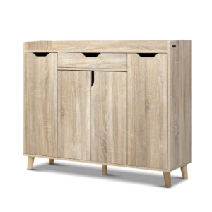 Artiss Shoe Rack Cabinet | 26 Pairs Adjustable Pine – Sumo Deals Artiss Shoe Rack Cabinet 26 Pairs Adjustable Pine Cissy Product Image