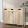 Artiss Shoe Rack Cabinet 26 Pairs Adjustable Pine Cissy product image