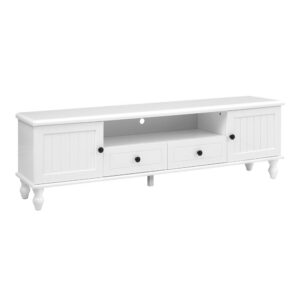 Artiss Tv Cabinet Entertainment Unit 160Cm White Kubi Product Image