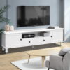Artiss TV Cabinet Entertainment Unit 160cm White Kubi product image