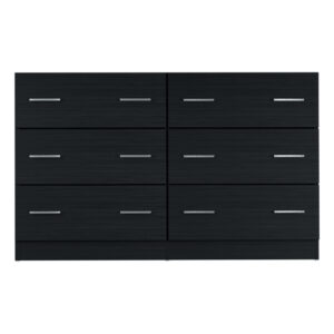 Artiss 6 Chest Of Drawers - Veda Black Product Image