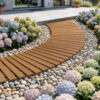 Gardeon 8FT Wooden Garden Pathway Roll-Out Curved Walkway Outdoor Backyard Brown product image