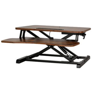 Artiss Standing Desk Riser Height Adjustable Rustic Brown 80CM product image
