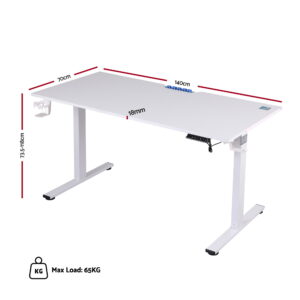Artiss Electric Standing Desk 140Cm | Height Adjustable – Sumo Deals Artiss Electric Standing Desk Height Adjustable Gaming Desk Home Office 140Cm Product Image