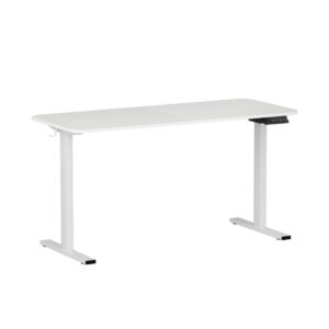 Artiss Electric Standing Desk 140cm Adjustable Height Motorised Home Office Desk White product image