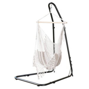 Gardeon Hammock Chair With Heavy Duty Steel Stand – Sumo Deals Gardeon Hammock Hanging Chair With Heavy Duty Steel Stand Product Image